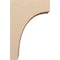 Ekena Millwork 11"W x 22"D x 33"H Classic Huntington Rough Cedar Woodgrain TimberThane Corbel, Primed Tan CORUR11X22X33HUNRCPR - alternate 3
